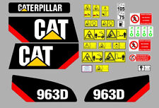Compatible Decals for Caterpillar 963d 2 Stickers Complete Kit