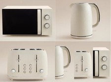 Cream Textured 1.7L Kettle