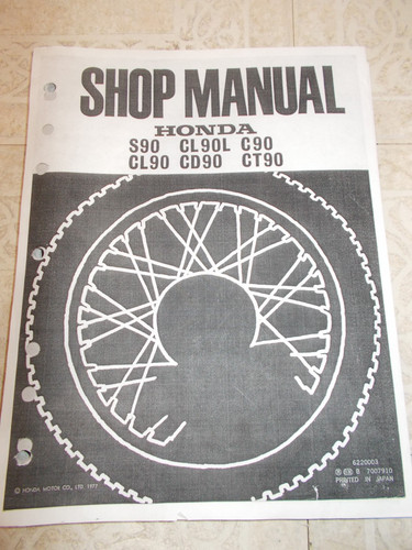 Honda s90 cl90 cl90l cd90 - s90, c90
