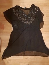 Ladies M&Co Black Kaftan Size