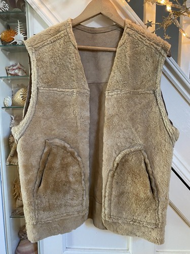 100 real sheepskin gilet - 100%,