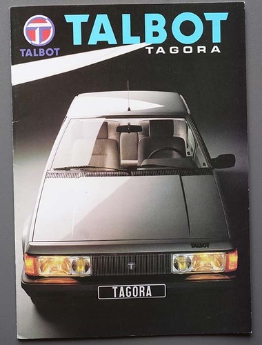 1982 talbot tagora brochure - talbot,