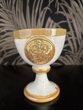 Vintage Margery Clinton Copper Lustre Goblet Queen Elizabeth Silver Jubilee