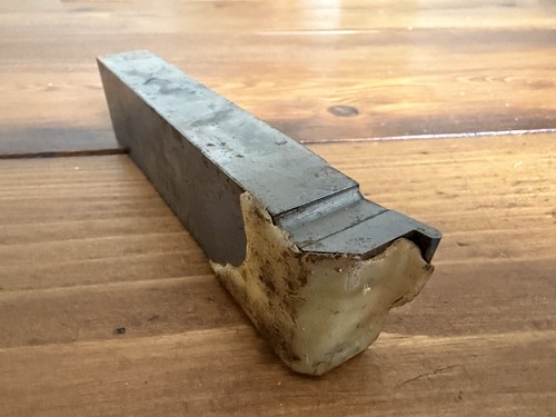 New old lathe cutting - /,