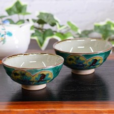 Kutani Ware Rice Bowls