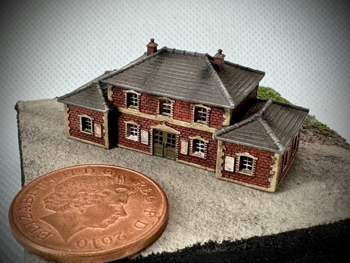 Gauge model railway station - model,