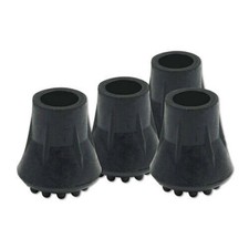 4x HEAVY DUTY BLACK RUBBER