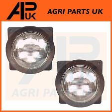 2x Head light Lamp & Rubber for Case International IH 685 784 884 885 XL Tractor