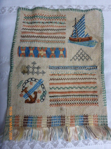 Vintage antique embroidery - vintage,