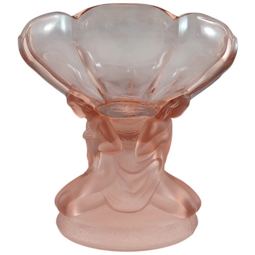 Art deco pink - art, glass