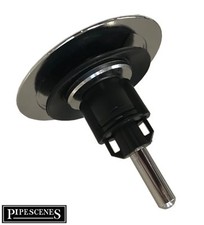 McALPINE 70mm Bath Clicker Waste Plug Smooth Stem Click Clack Replacement