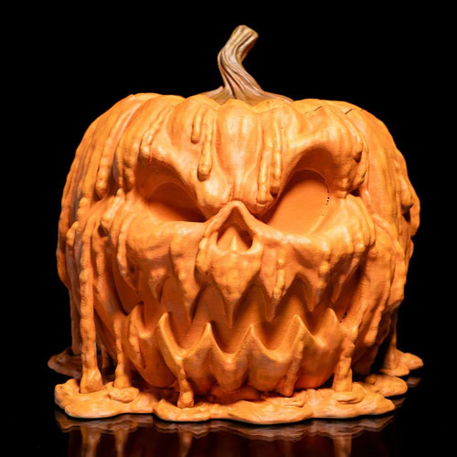 Melting pumpkin candy bowl - melting,