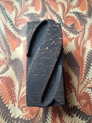 Large wooden letterpress - wooden,