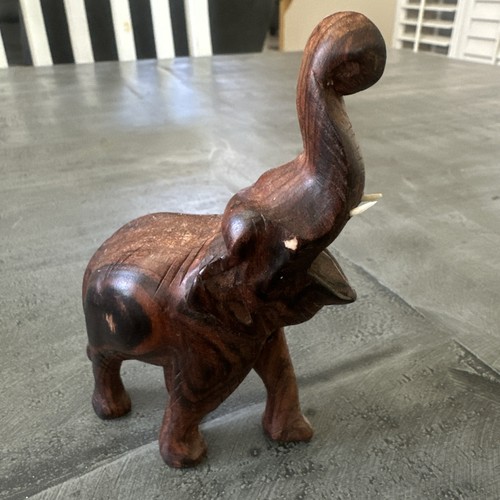 Vintage brown hand carved - vintage,