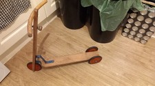 Antique wooden kids scooter /