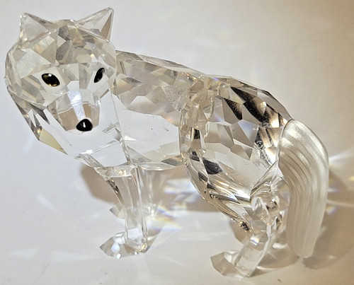 Swarovski crystal wolf mint - crystal, "wolf"