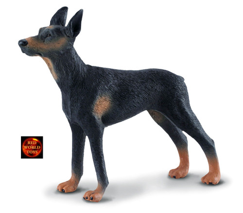 Doberman pinscher dog toy - doberman,