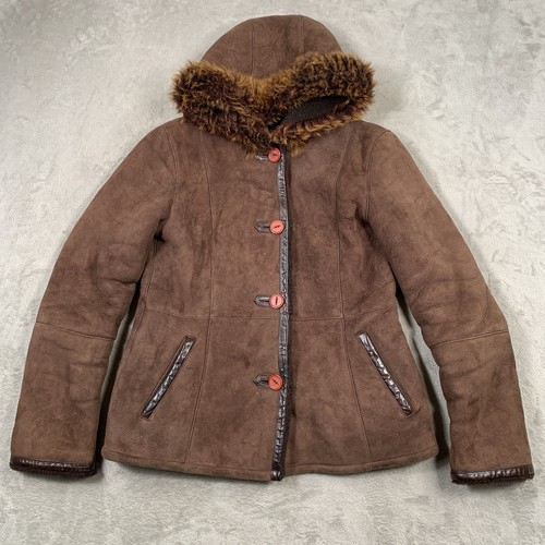 Aston shearling coat womens - coat, m