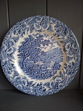 EIT Blue Transferware Plate