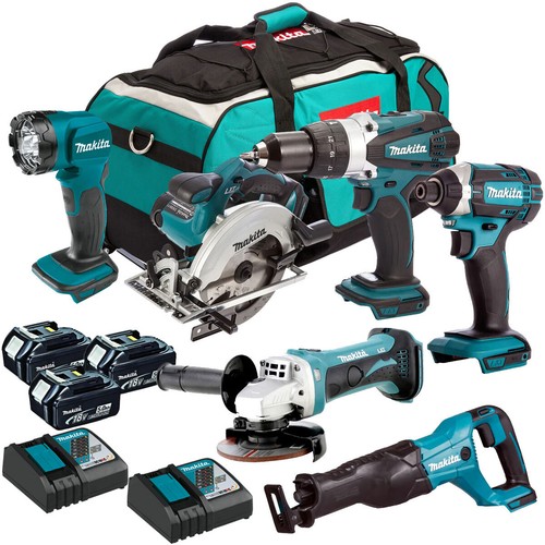 Makita 18v lxt piece combo - 18v,
