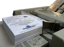 Galaxy FM600 A3 A4 A5 B6 Leaflet Letter Paper Folding Mailroom Machine Folder