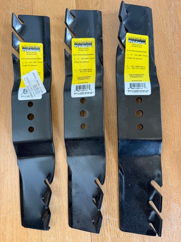 Husqvarna ride mower blades - on,