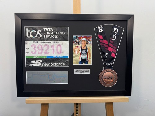 London marathon medal frame - london,