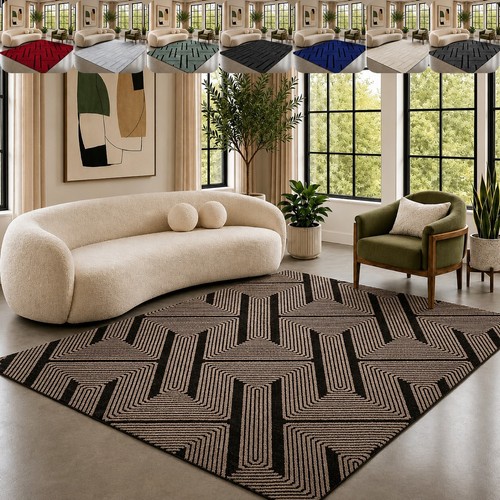Modern geometric rug non - modern, non-slip