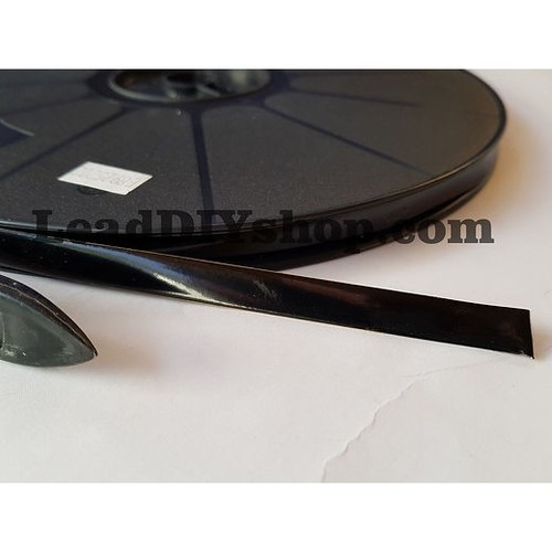 Ebony self adhesive lead strip - ebony,