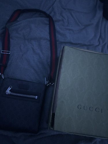 Gucci men leather crossbody - gucci,
