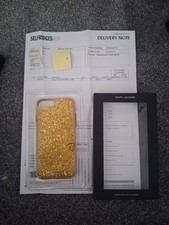 Marc Jacobs Gold Phone Case For IPhone Selfridges £80