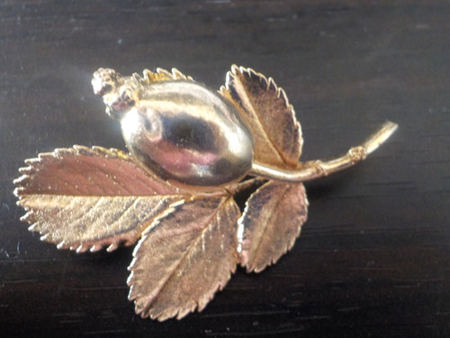 Vintage danish brooch flora - vintage,