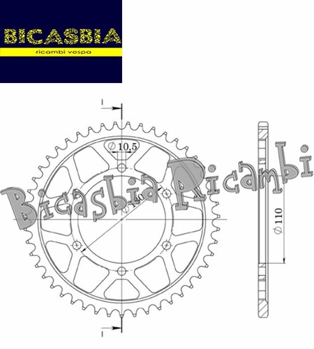 20775 aluminum crown p530 - 20775,