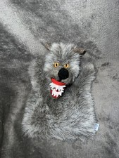 Vintage Kersa Germany Big Bad Wolf Hand Puppet Little Red Riding Hood Fairytale
