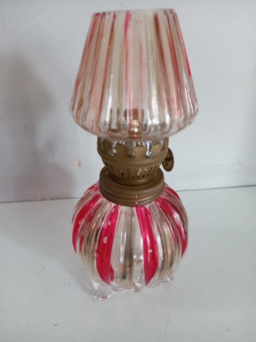 Vintage ruby and clear glass - ruby,