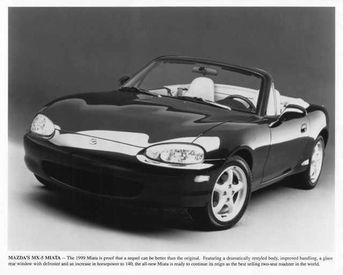 1999 mazda miata press - mx-5,