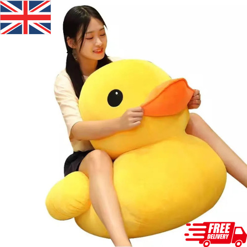 Big yellow duck plush toy - big,