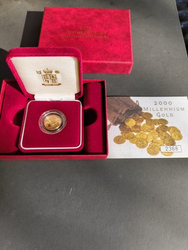 2000 millennium gold proof - 2000,