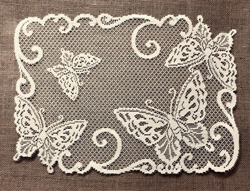 Lace place mat 20 ecru - lace, x