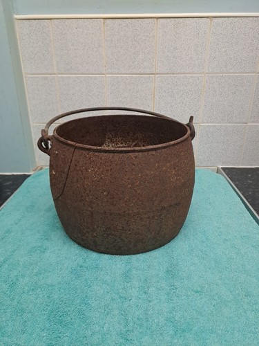Large antique heavy cast iron - antique,