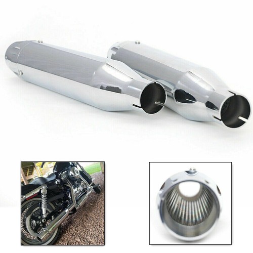 Chrome slip on mufflers - 3",