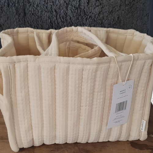 Cuddleco nappy caddy - nappy, cotton