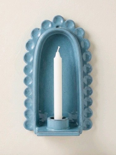 Wall candle holder arch taper - wall,