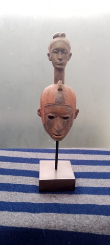 Vintage african head mask - head,