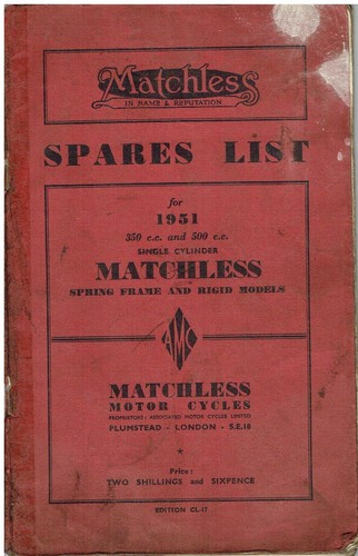 Matchless 350cc g3l lcs - matchless,