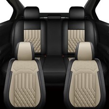For Toyota Prius 2003-2015 Full Set Faux Leather Car Front+Rear 5-Seat Covers