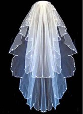  2 TIER WHITE BRIDAL WEDDING