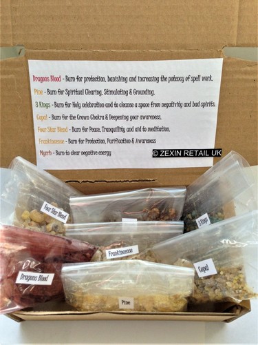 Incense resin box set - resin,