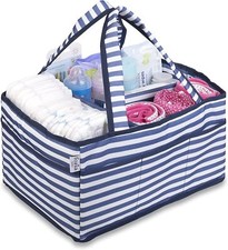 Baby Nappy Organiser Bag Carrier Strong Storage Box Caddy Changing Newborn Kids