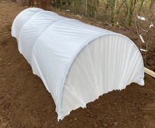 110cm Wide Heavy Duty Plant Cloche Polytunnel Caterpillar Tunnel With Poly Film